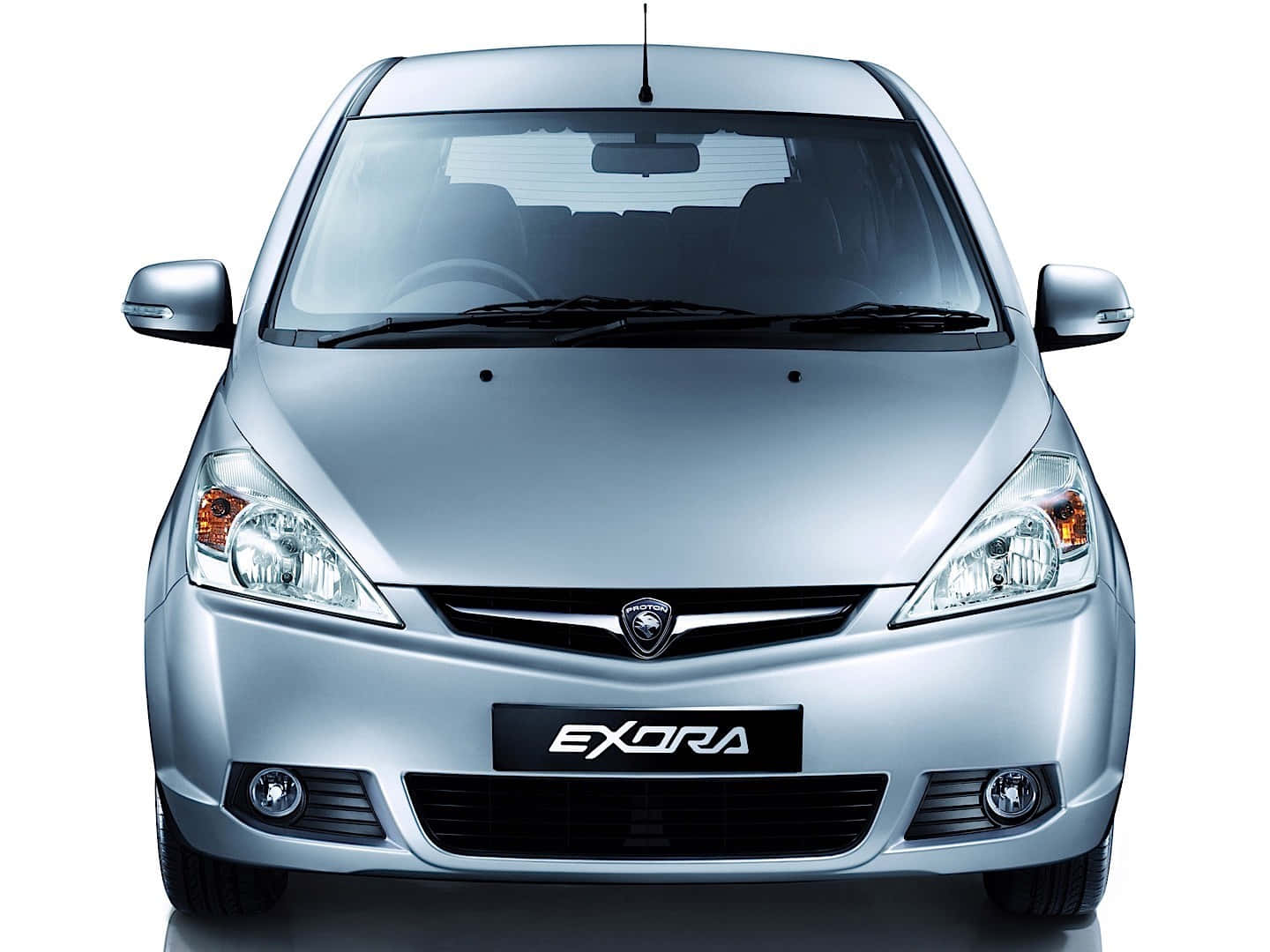 Proton Exora, silver, clean white background, HD Desktop Wallpaper