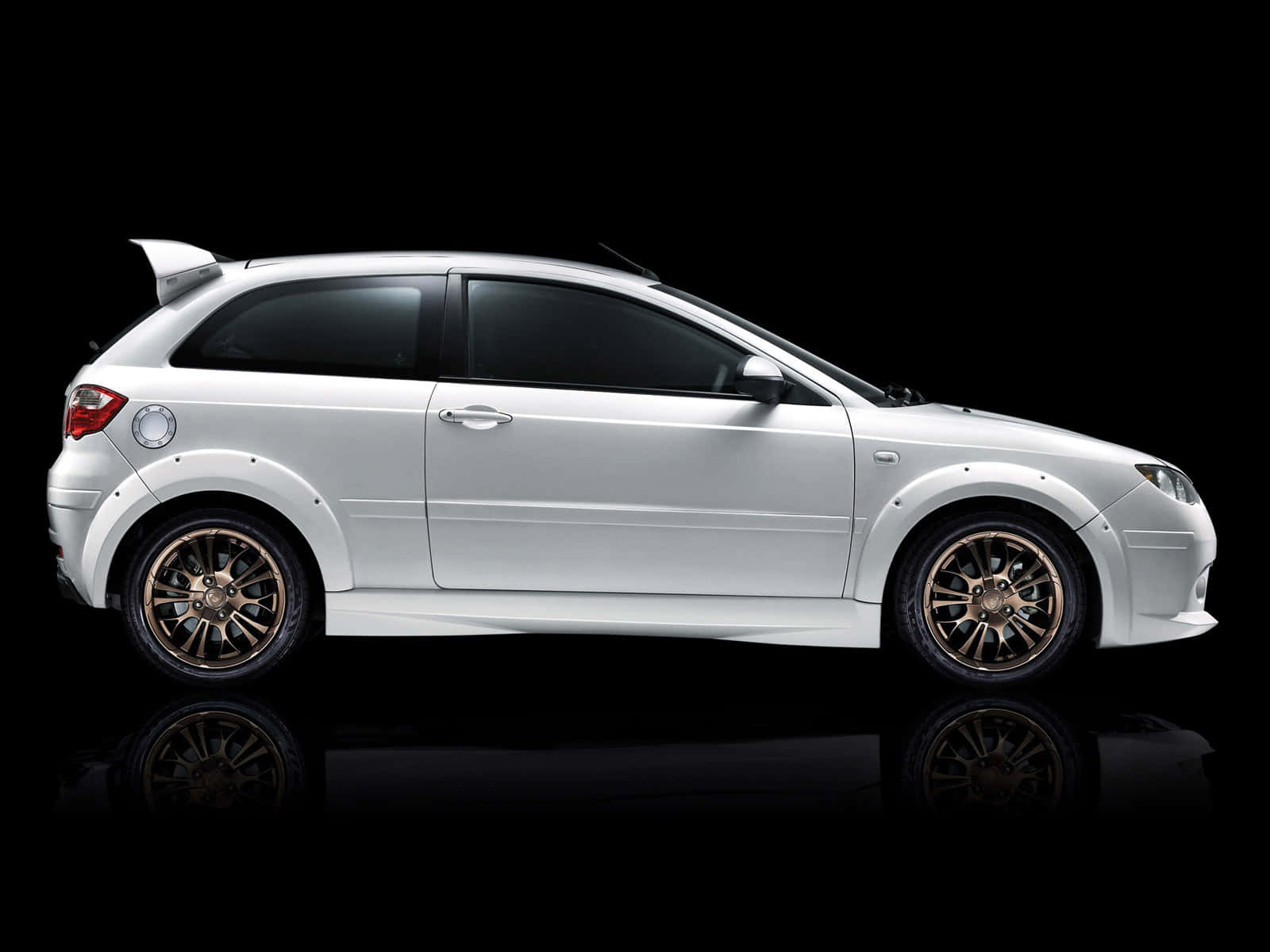 Proton 1600, white hatchback, bronze wheels, HD Desktop Wallpaper