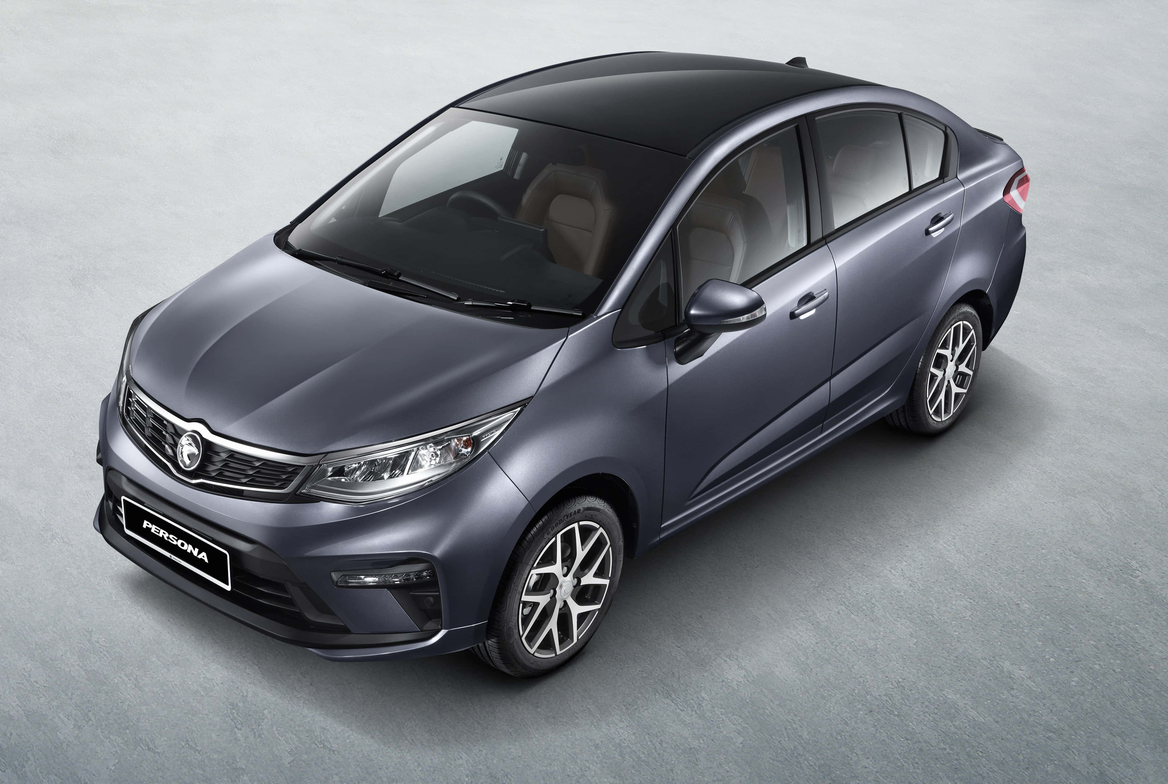 Proton Persona, matte gray, sedan, 4K Desktop Wallpaper