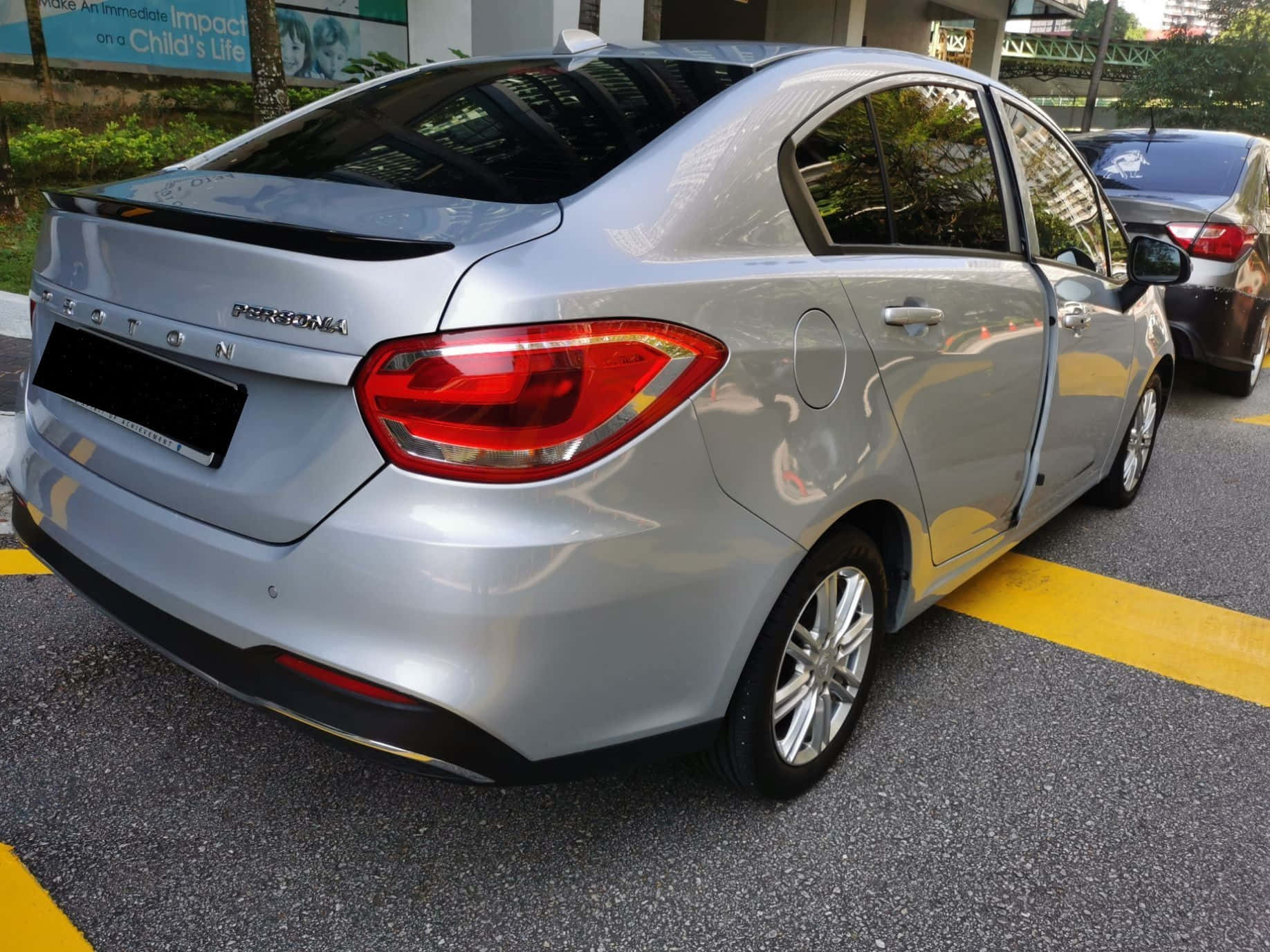 Proton Persona, silver, sedan, HD Desktop Wallpaper