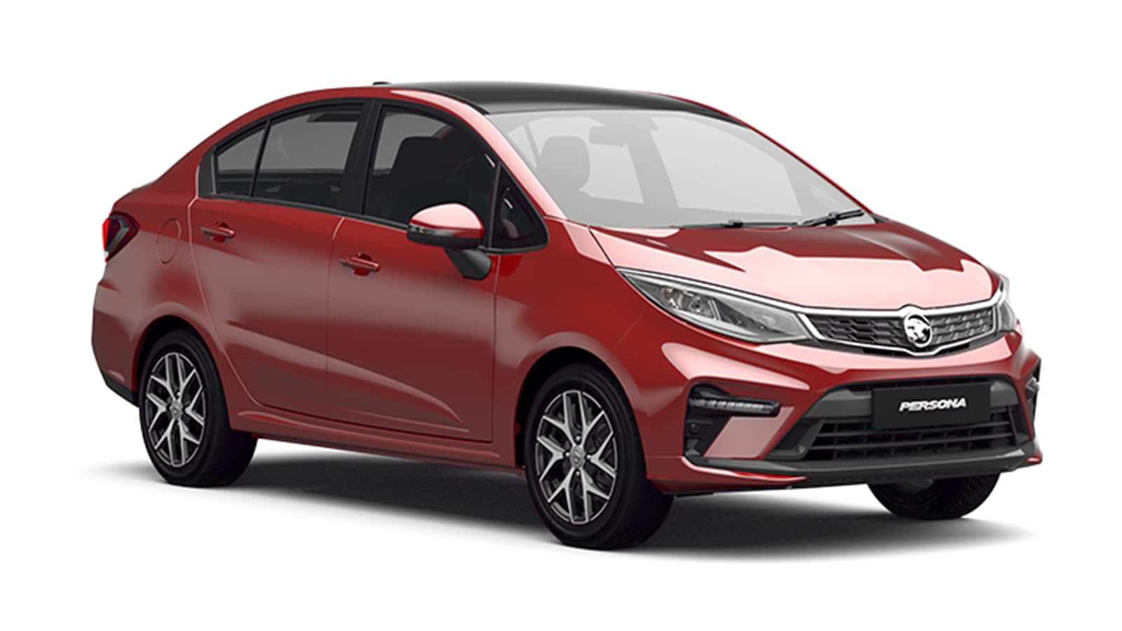 Proton Persona, sleek red, black roof, HD Desktop Wallpaper