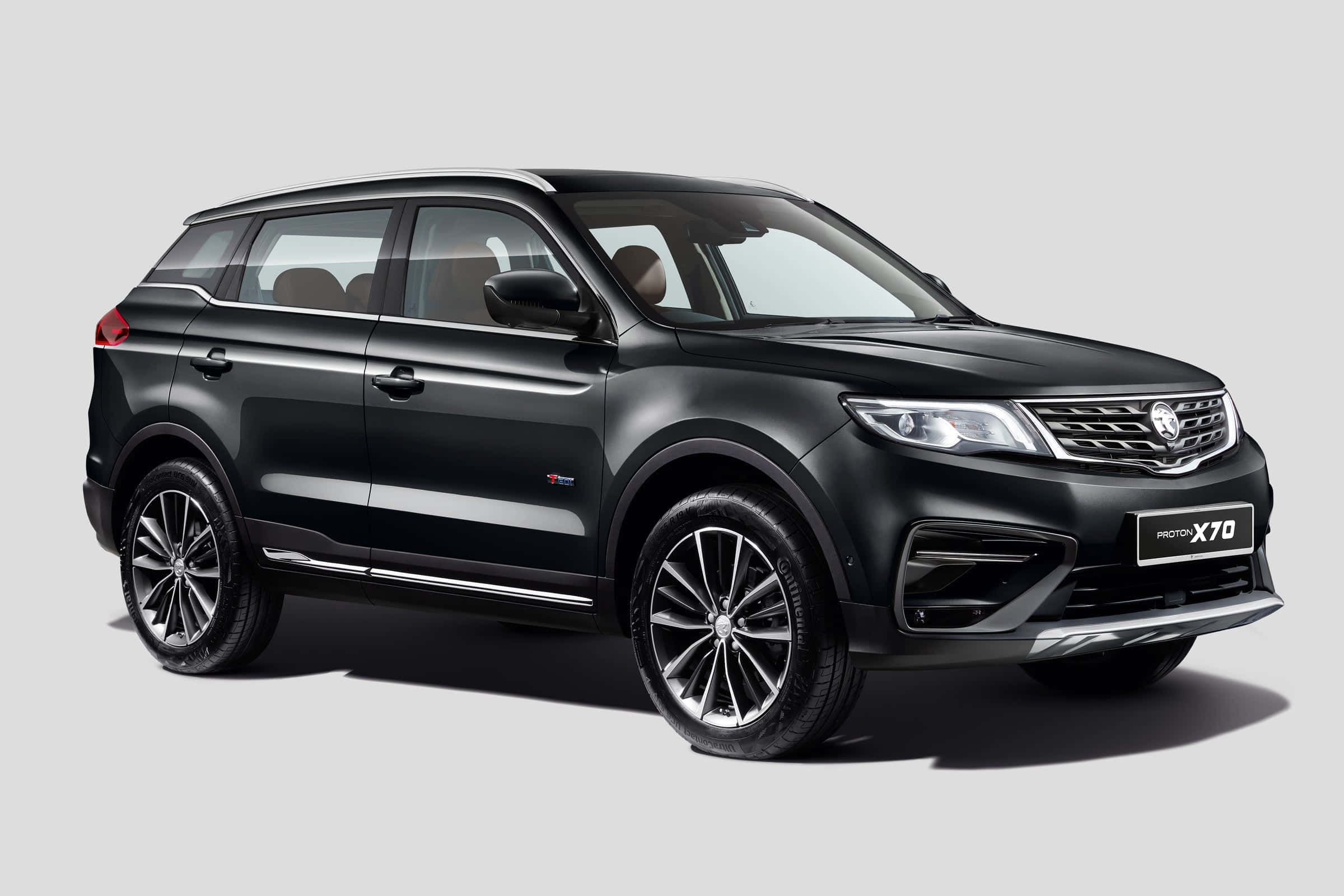 Proton X70, sleek black, studio setting, Full HD Desktop Wallpaper