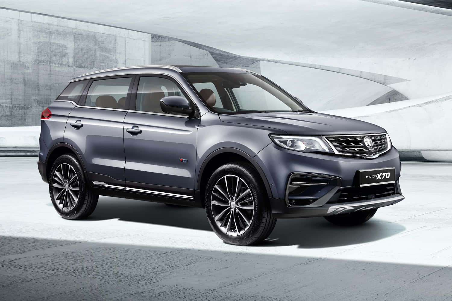Proton X70, sleek gray, SUV, HD Desktop Wallpaper