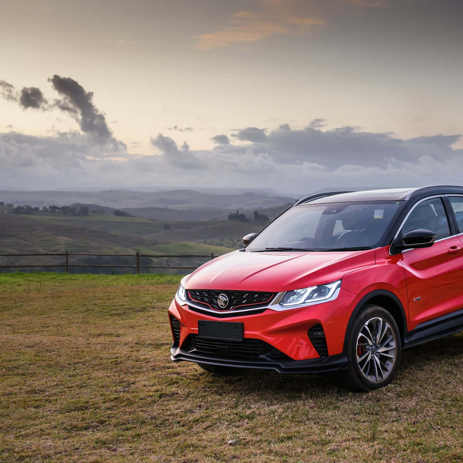 Proton, SUV, dusk, HD Desktop Wallpaper