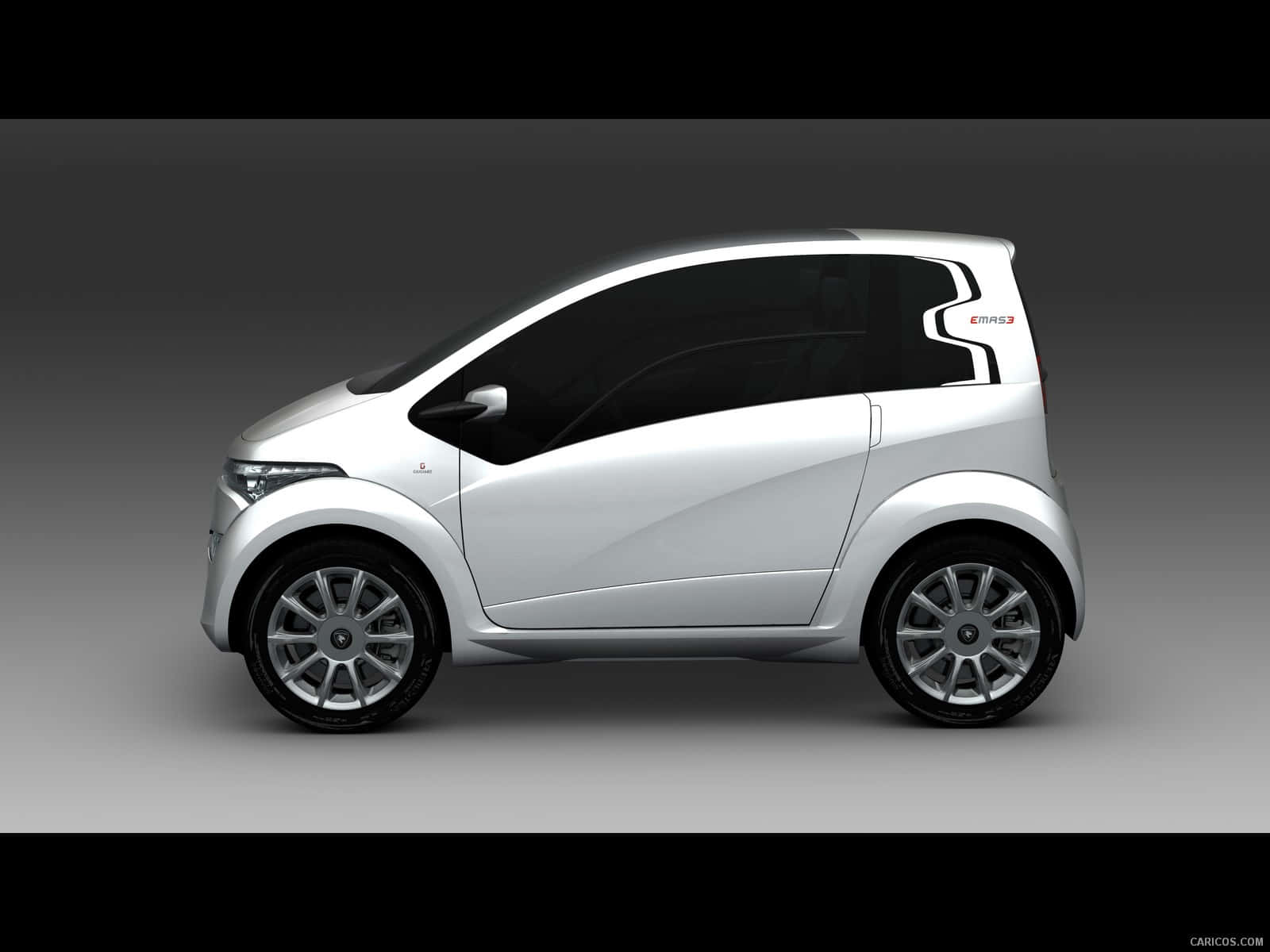 Proton, silver, black accents, HD Desktop Wallpaper