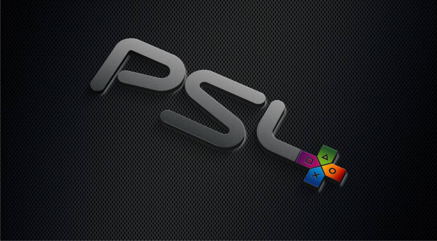 PS4 Logo, Glossy silver, colorful PlayStation buttons, HD Desktop Wallpaper