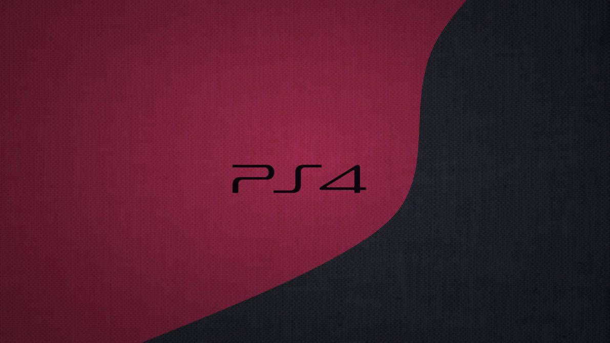 PS4, red, black, SD Desktop Wallpaper