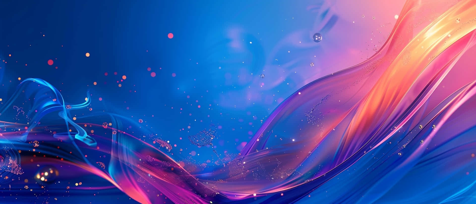 abstract flow, blue and pink, cosmic backdrop, Full HD Desktop Wallpaper