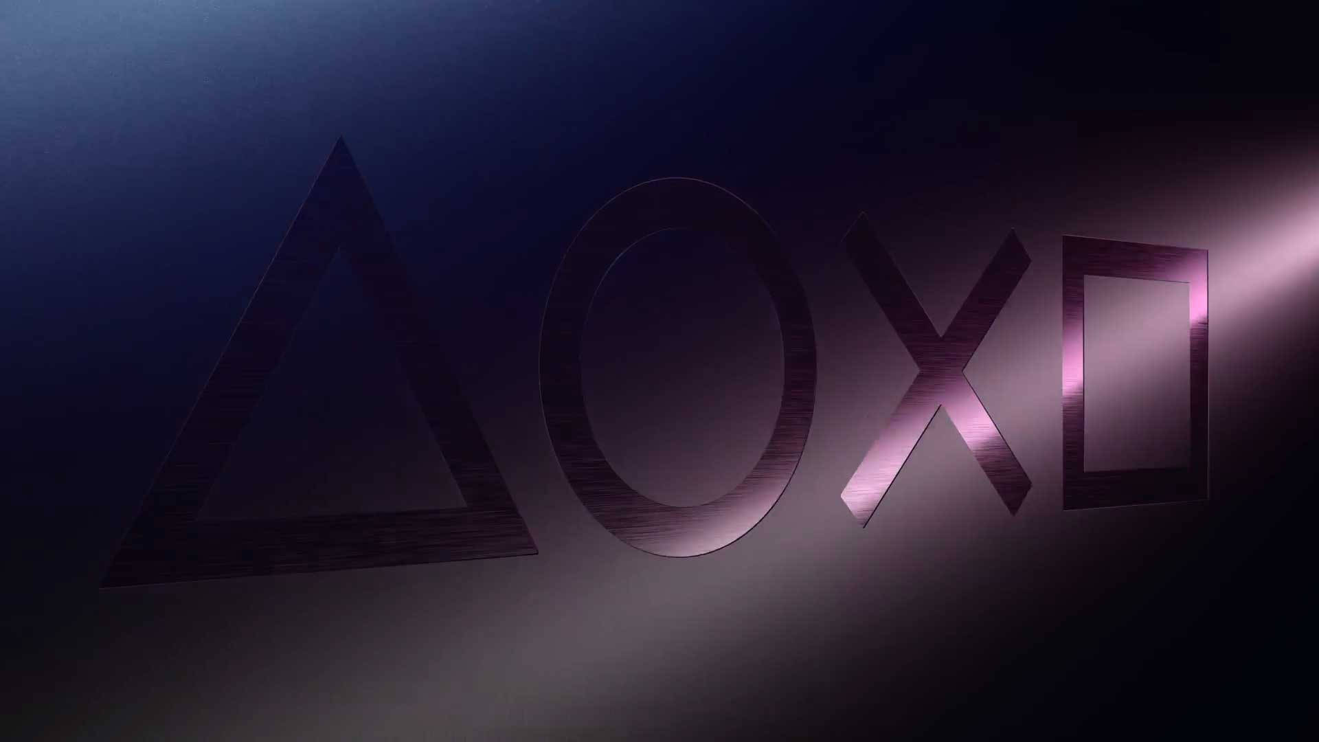 PS5, purple aesthetic, metallic purple light, Full HD Desktop Wallpaper