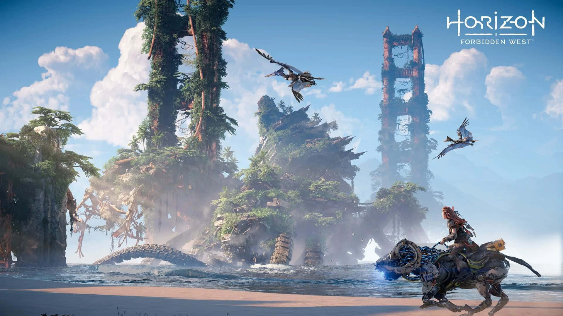 PS5, warrior, mechanical beast, Full HD Desktop Wallpaper