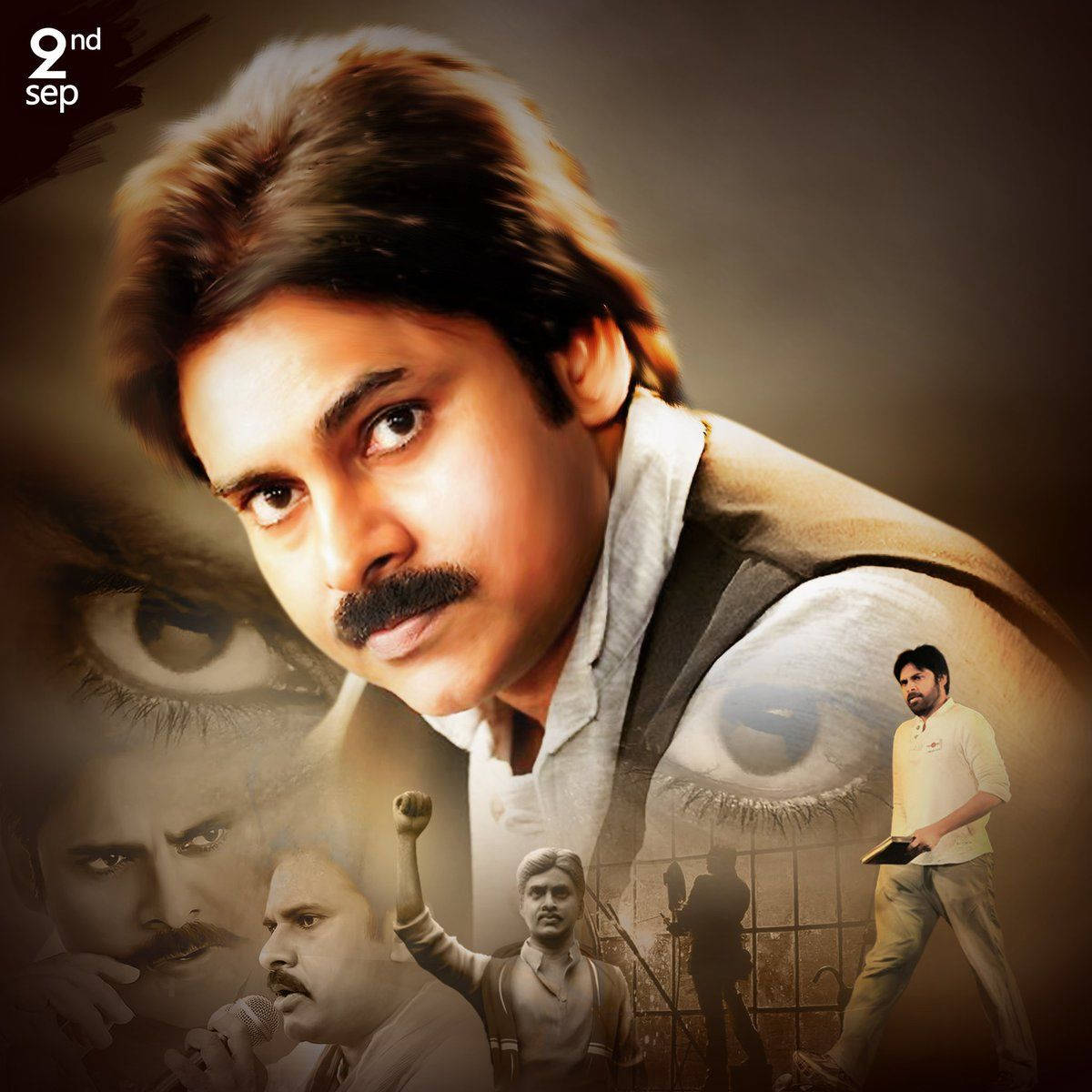PSPK, man with a mustache, intense expressions, SD Desktop Wallpaper