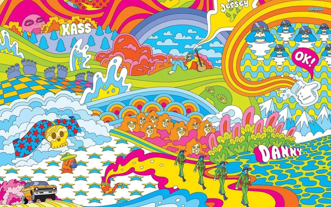 Psychedelic 70s Aesthetic