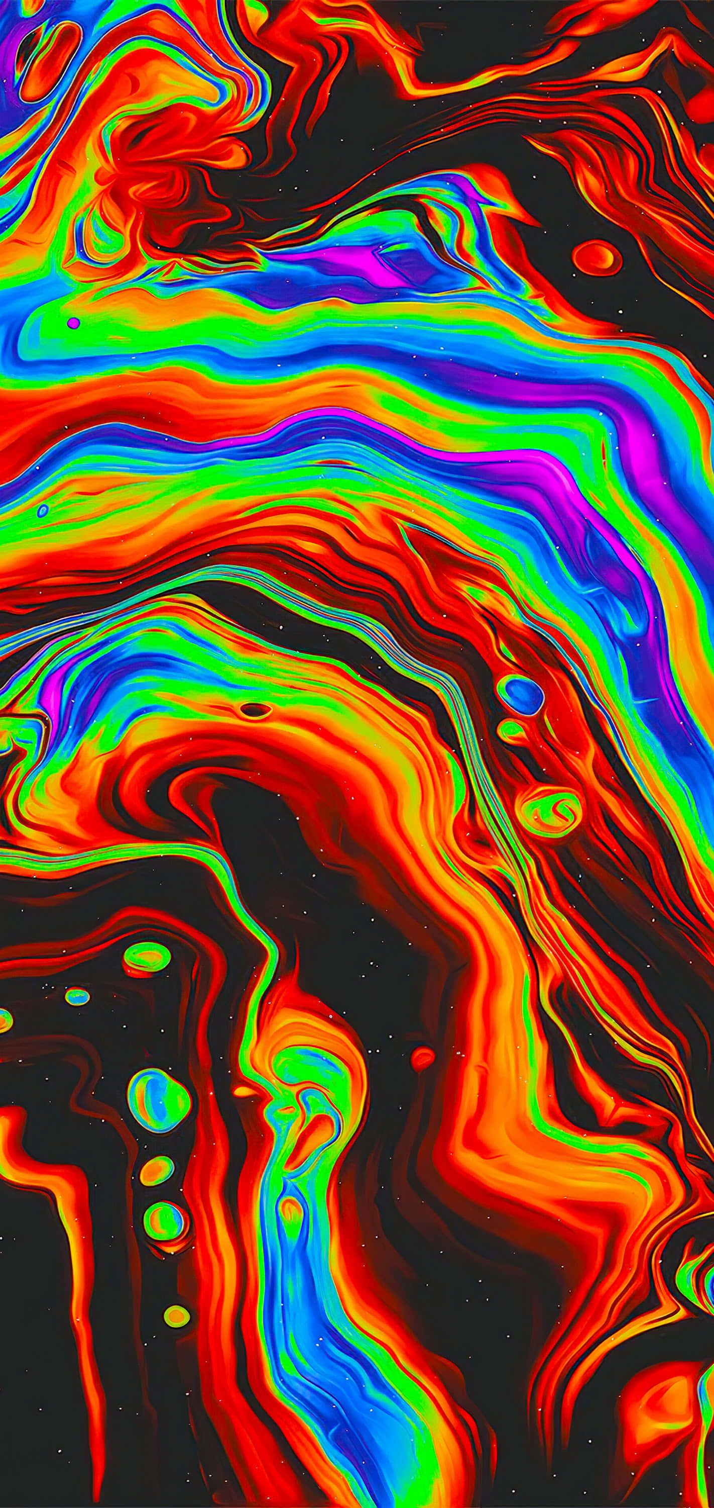 psychedelic art, neon colors, fluid motion, 2K Phone Wallpaper