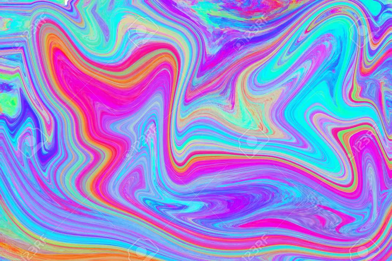 psychedelic colors, vibrant swirling psychedelic colors, fluid organic patterns, HD Desktop Wallpaper