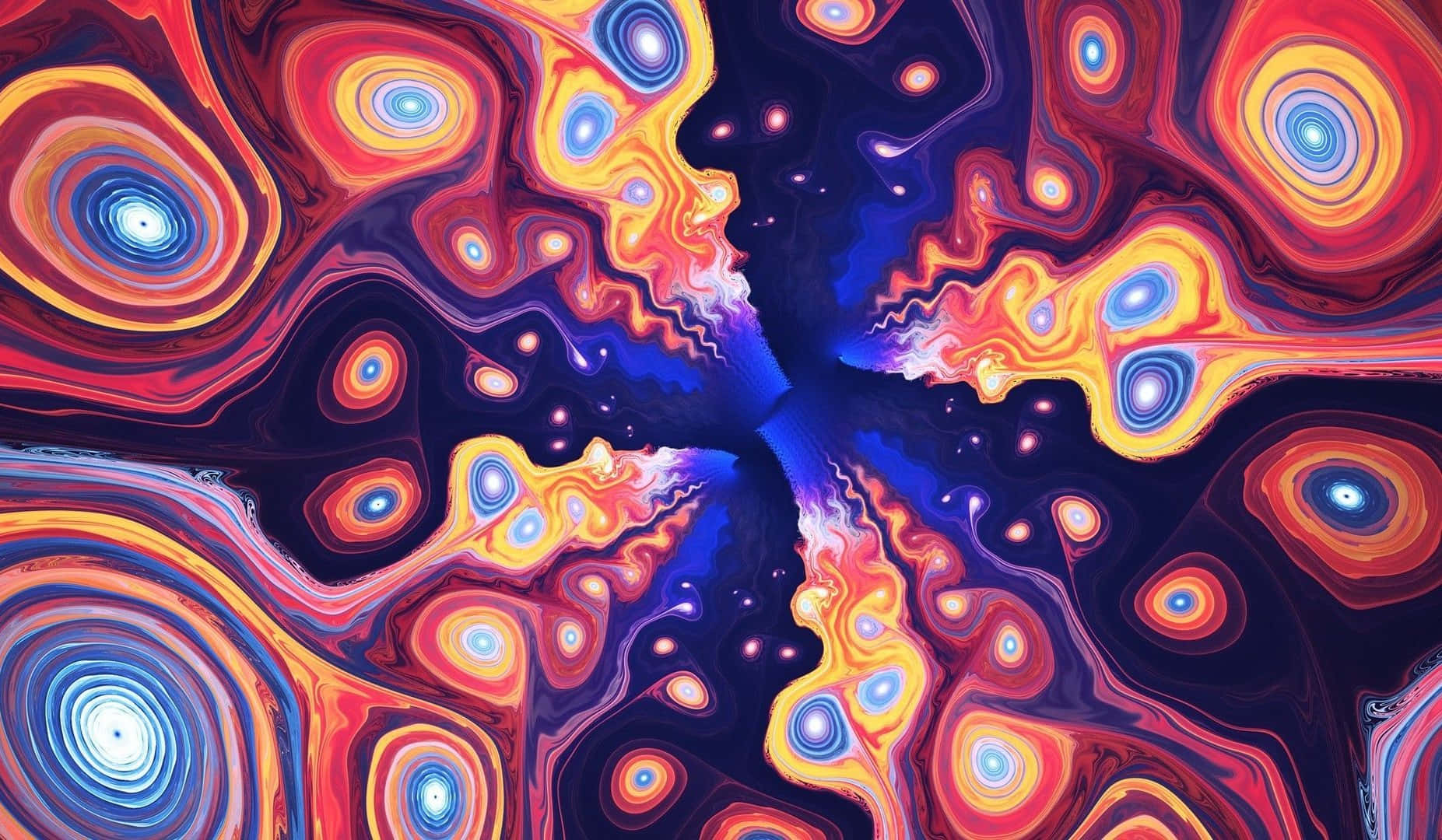 Psychedelic Grunge, 1853 x 1080, cosmic nebula, HD Desktop Wallpaper