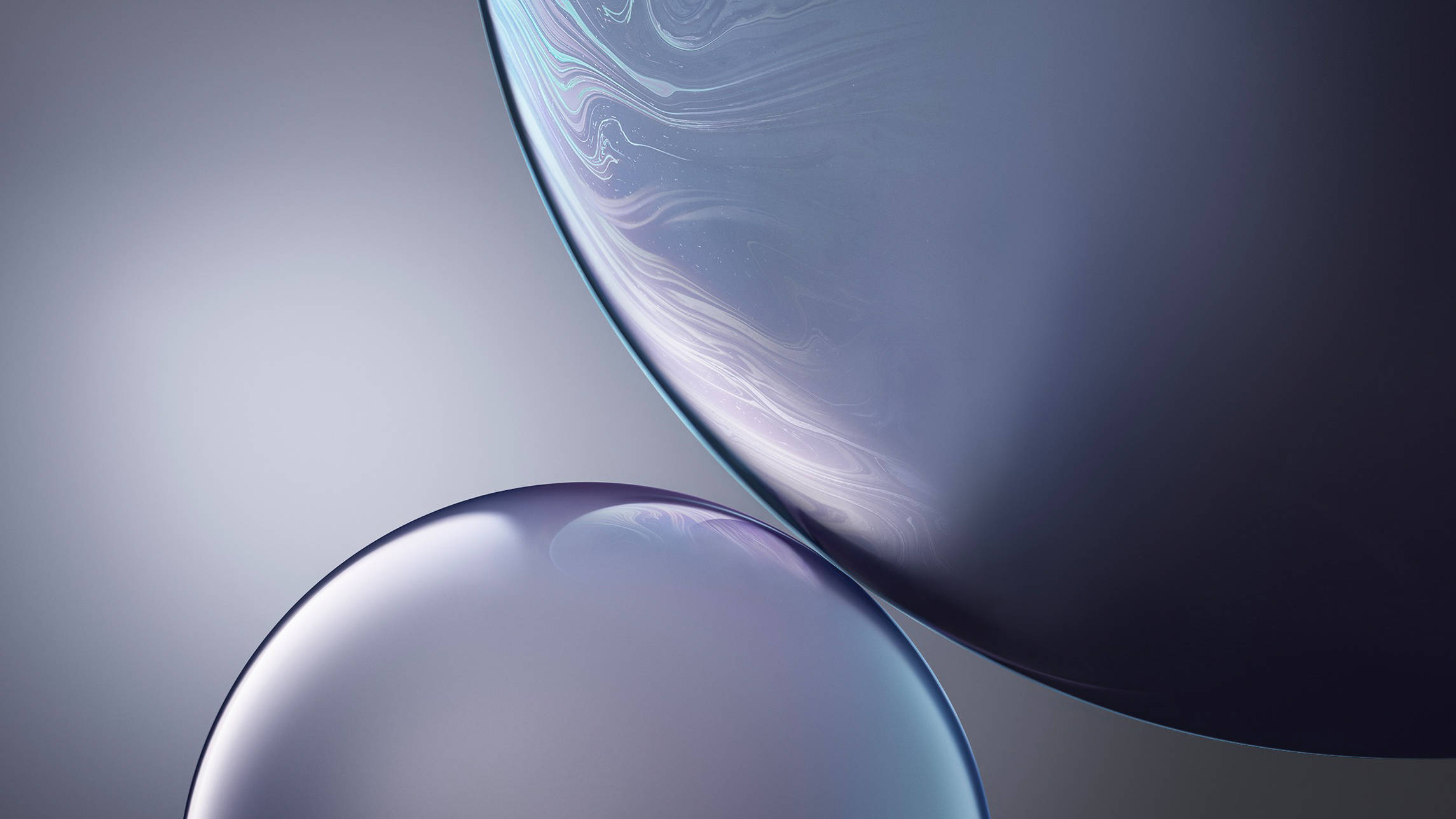 iPhone, translucent spheres, swirling inner patterns, Full HD Desktop Wallpaper