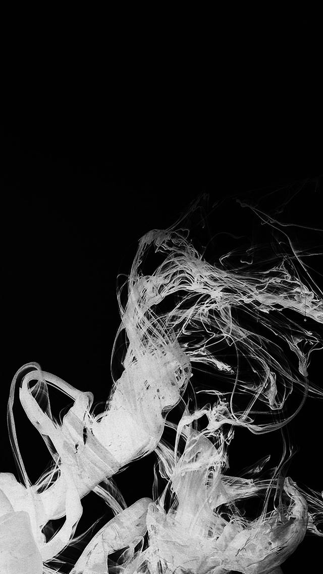 white smoke, iPhone, dark background, SD Phone Wallpaper