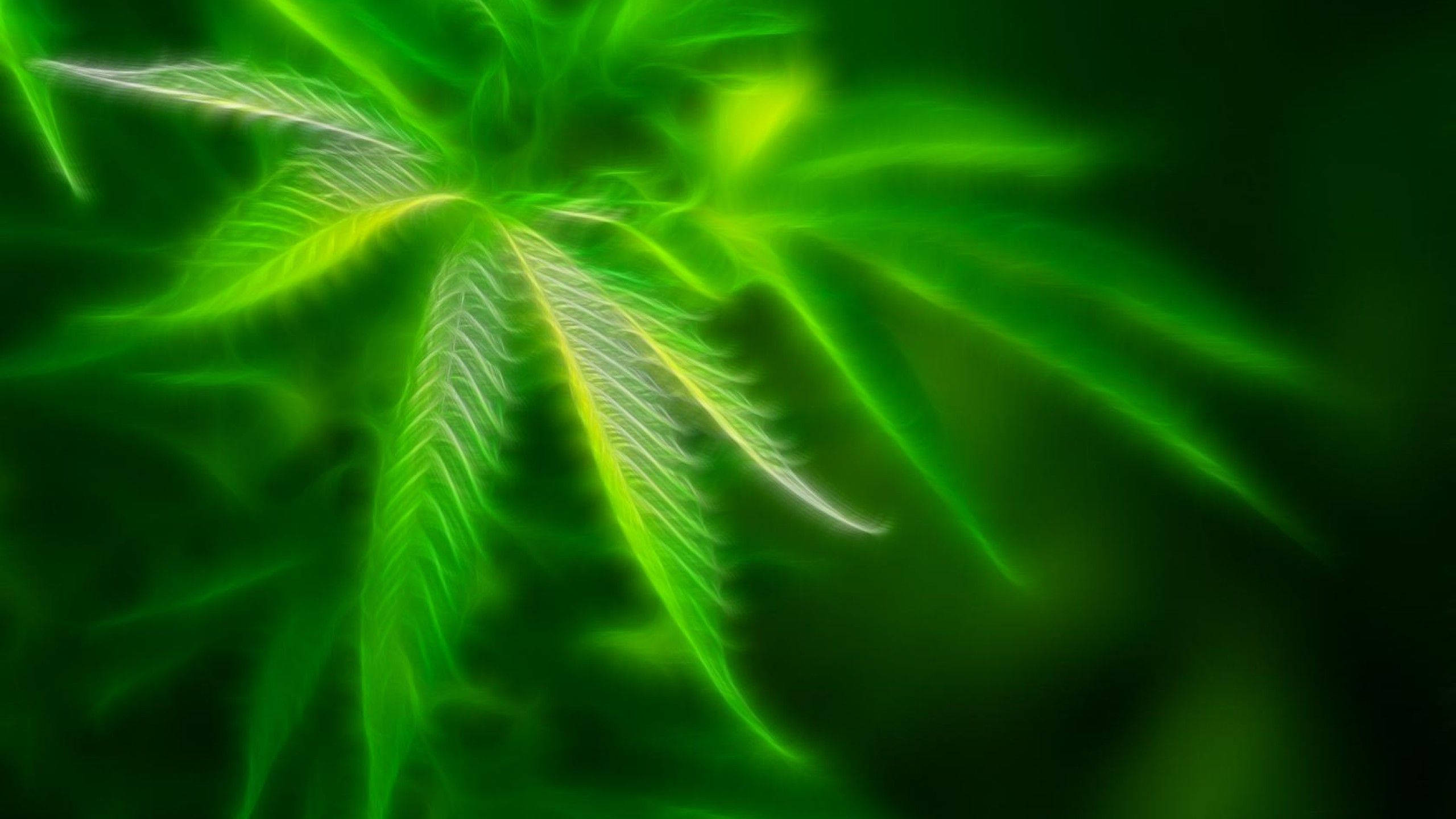 neon green, electric veins, dark gradient background, 2K Desktop Wallpaper