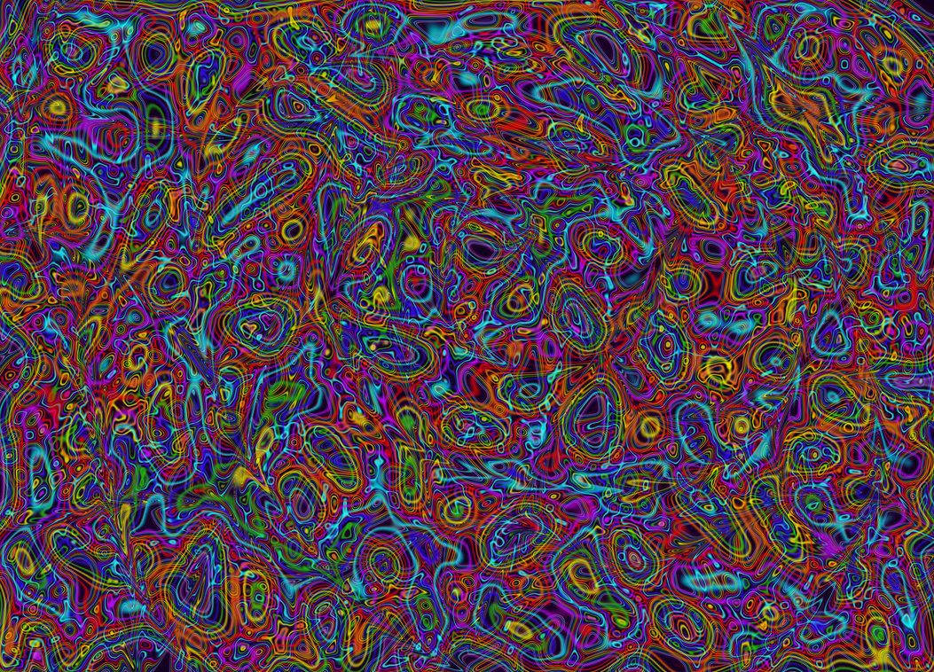 psychedelic, neon colors, swirls, SD Desktop Wallpaper