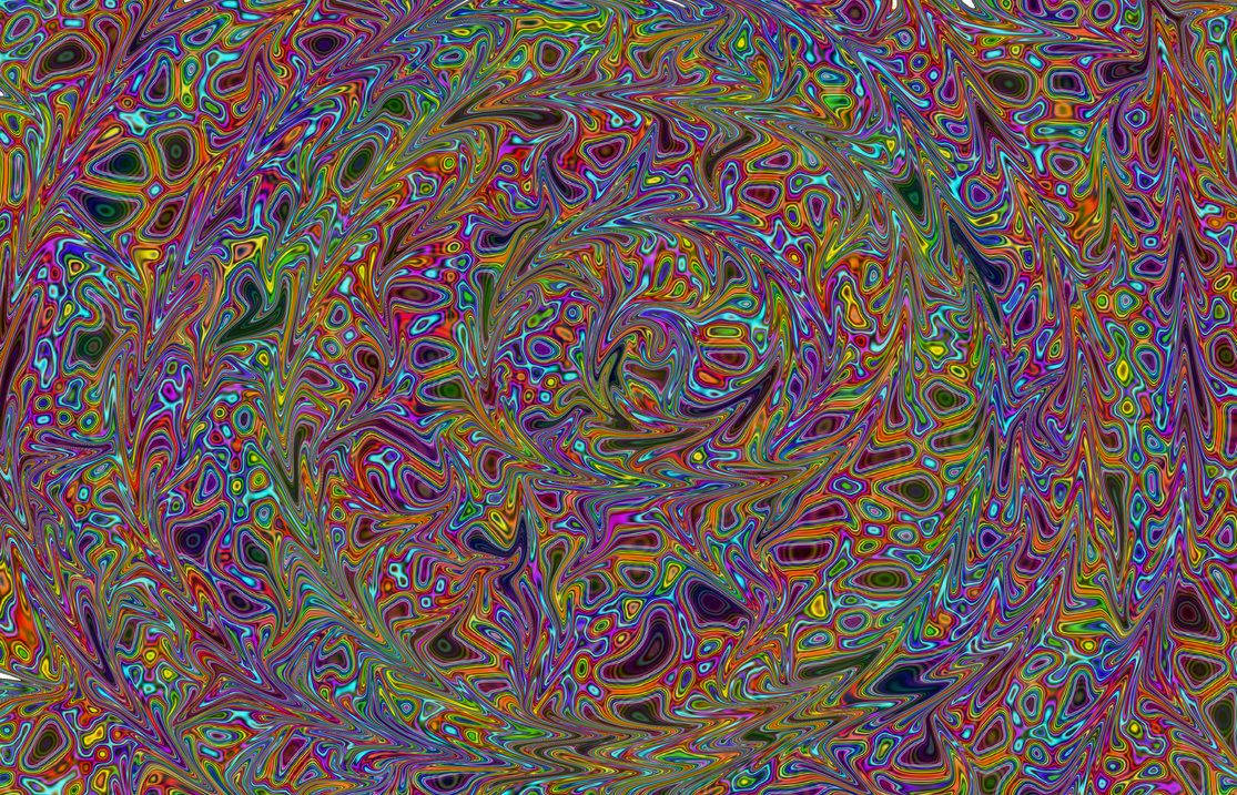 Psychedelic Spiral Art, Einstein's Theory of Relativity, digital swirl, SD Desktop Wallpaper