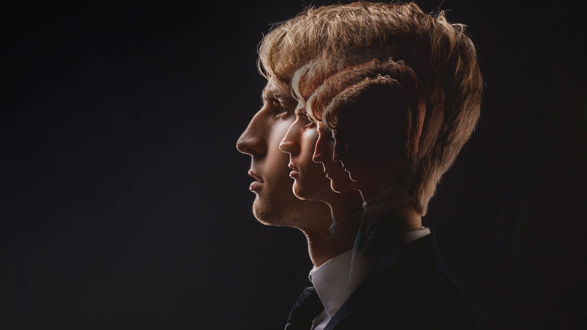 Psychology, multiple personality, silhouette, Full HD Desktop Wallpaper