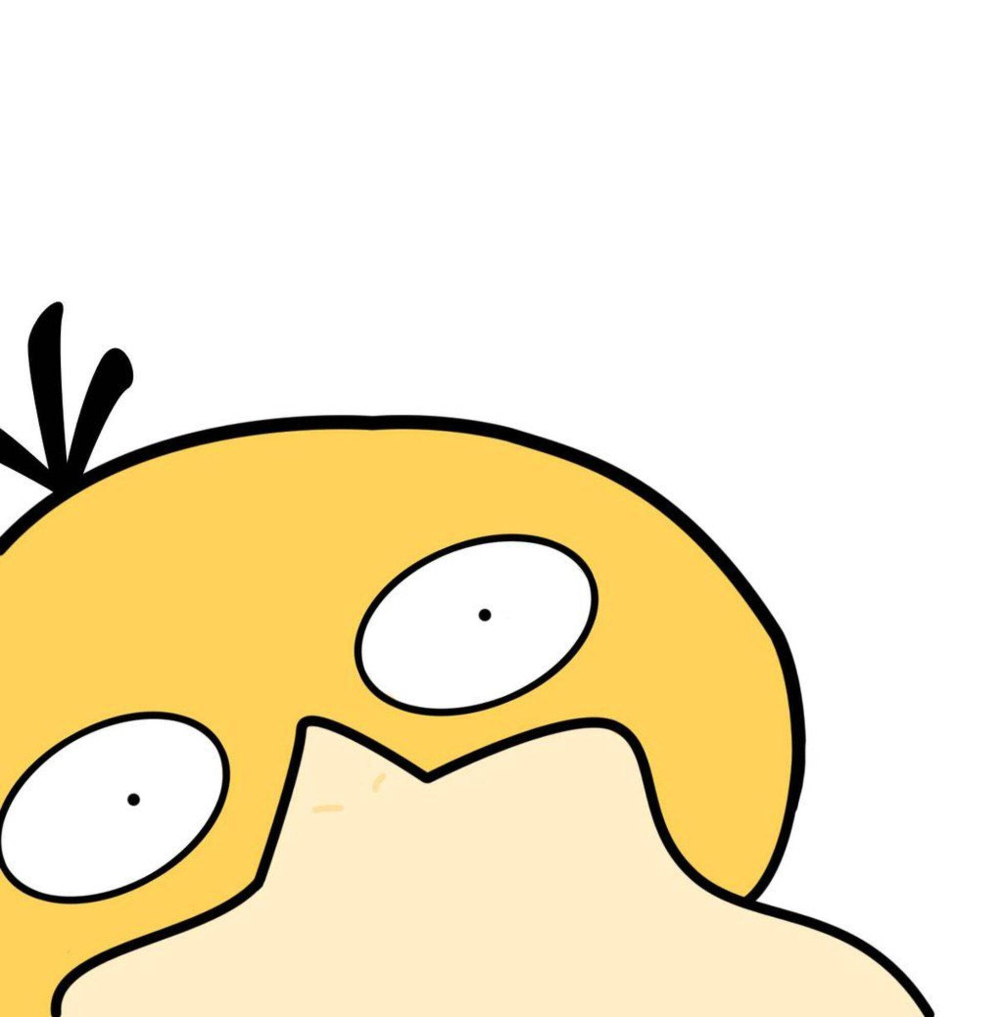 Psyduck, yellow, wide eyes, Full HD Phone Wallpaper