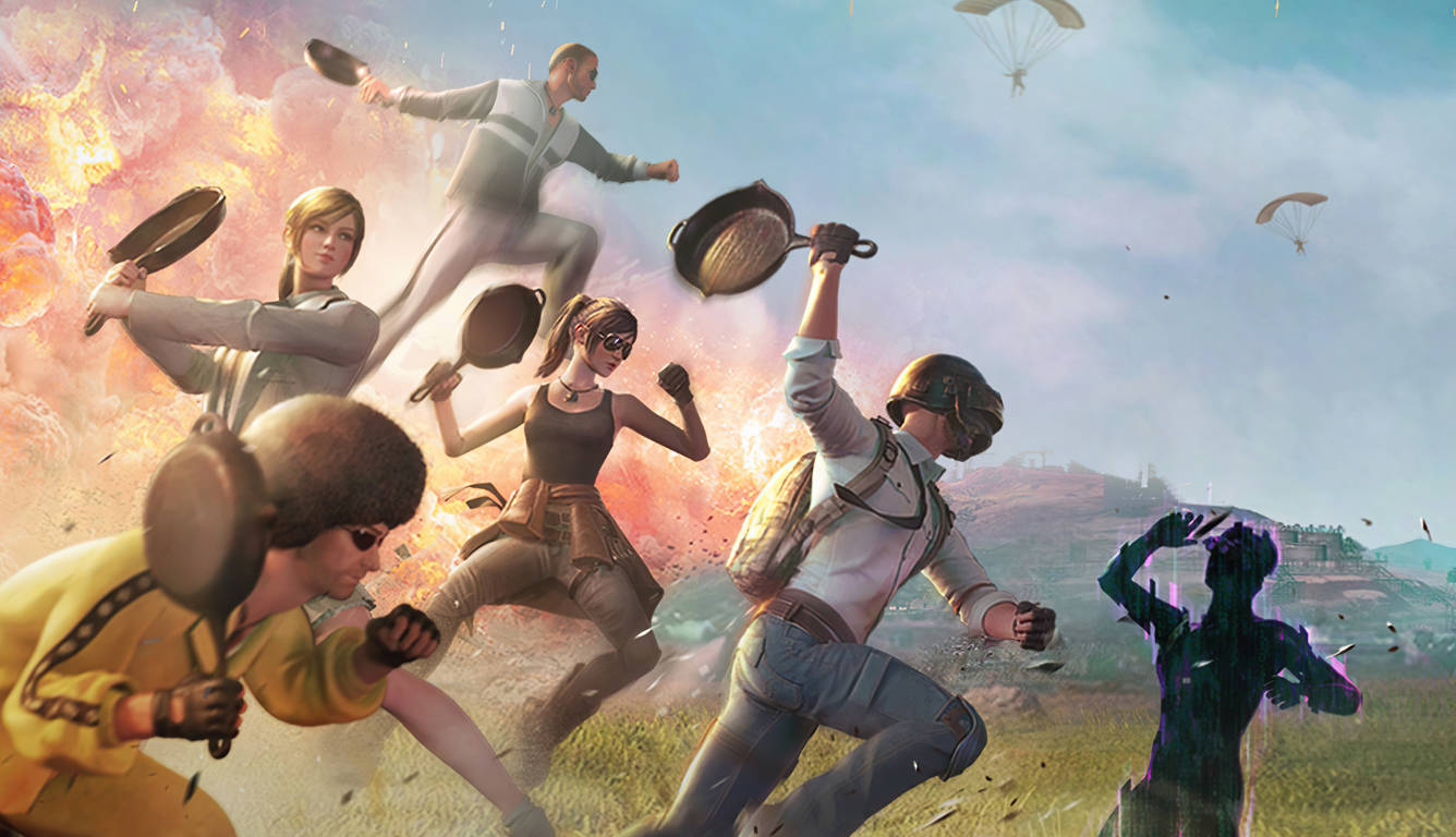 PUBG, Pan, 1366x768, HD Desktop Wallpaper
