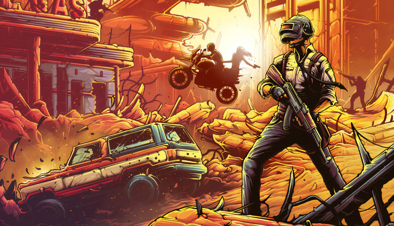 PUBG, 1366x768, soldier, HD Desktop Wallpaper