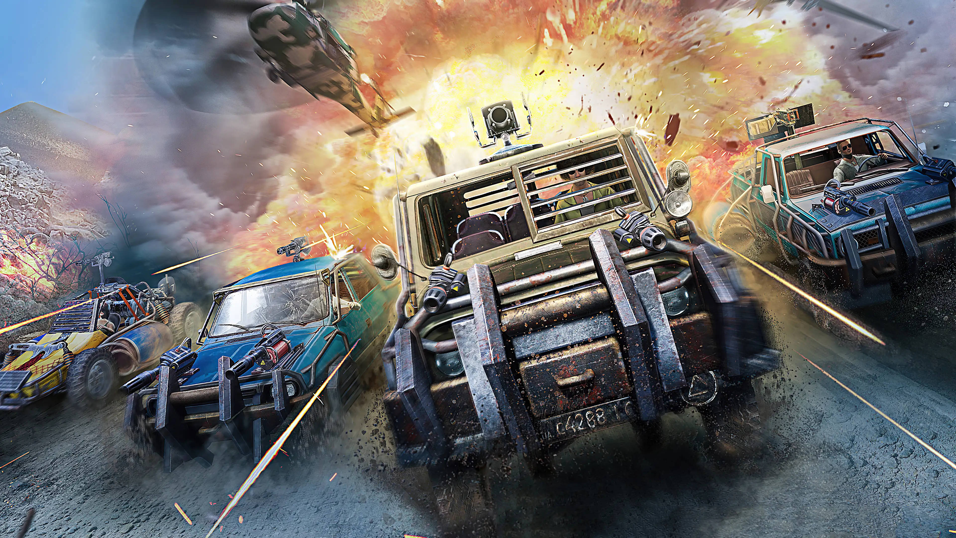 PUBG, 1440p, armored vehicles, 4K Desktop Wallpaper