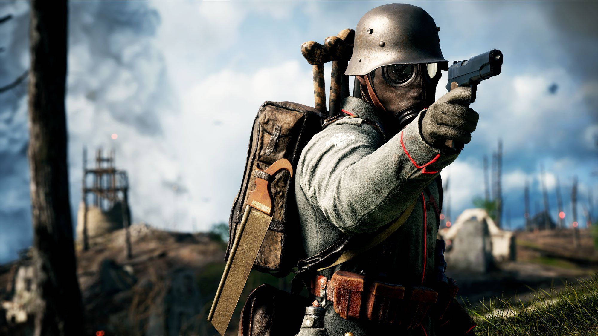 PUBG 3D Live HD, gas mask, soldier, Full HD Desktop Wallpaper