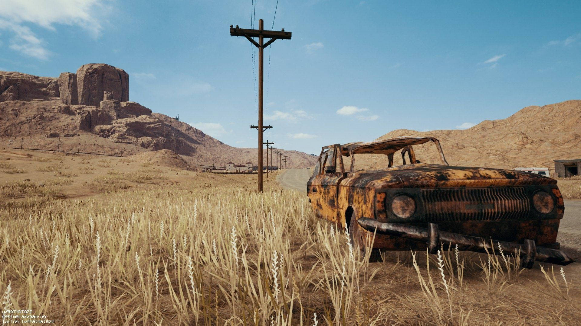 PUBG 3D Live HD, abandoned vehicle, rusted vintage car, Full HD Desktop Wallpaper