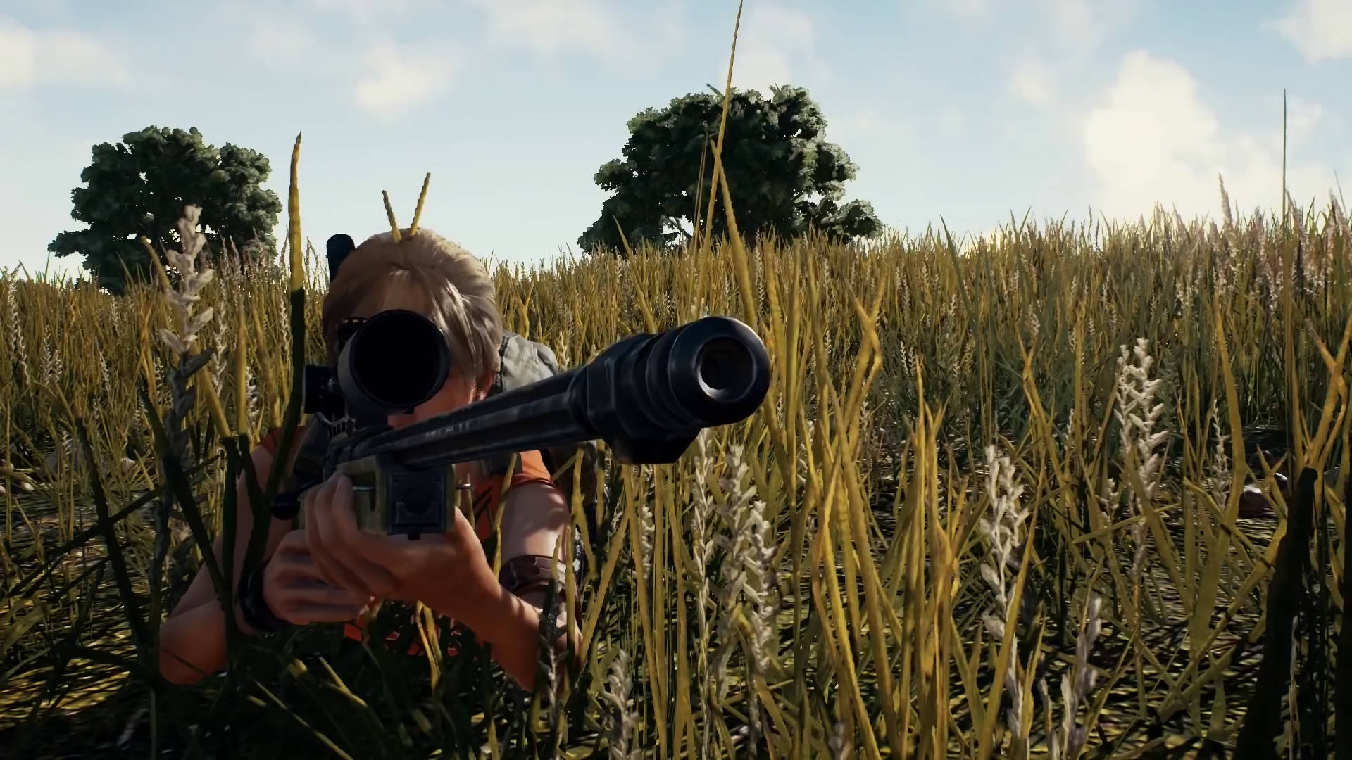 PUBG 3D Live HD, sniper rifle, soldier, Full HD Desktop Wallpaper