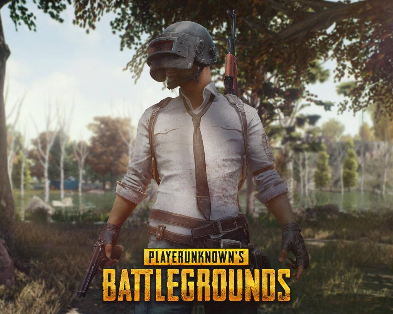 PUBG, full screen battlegrounds, soldier, HD Desktop Wallpaper