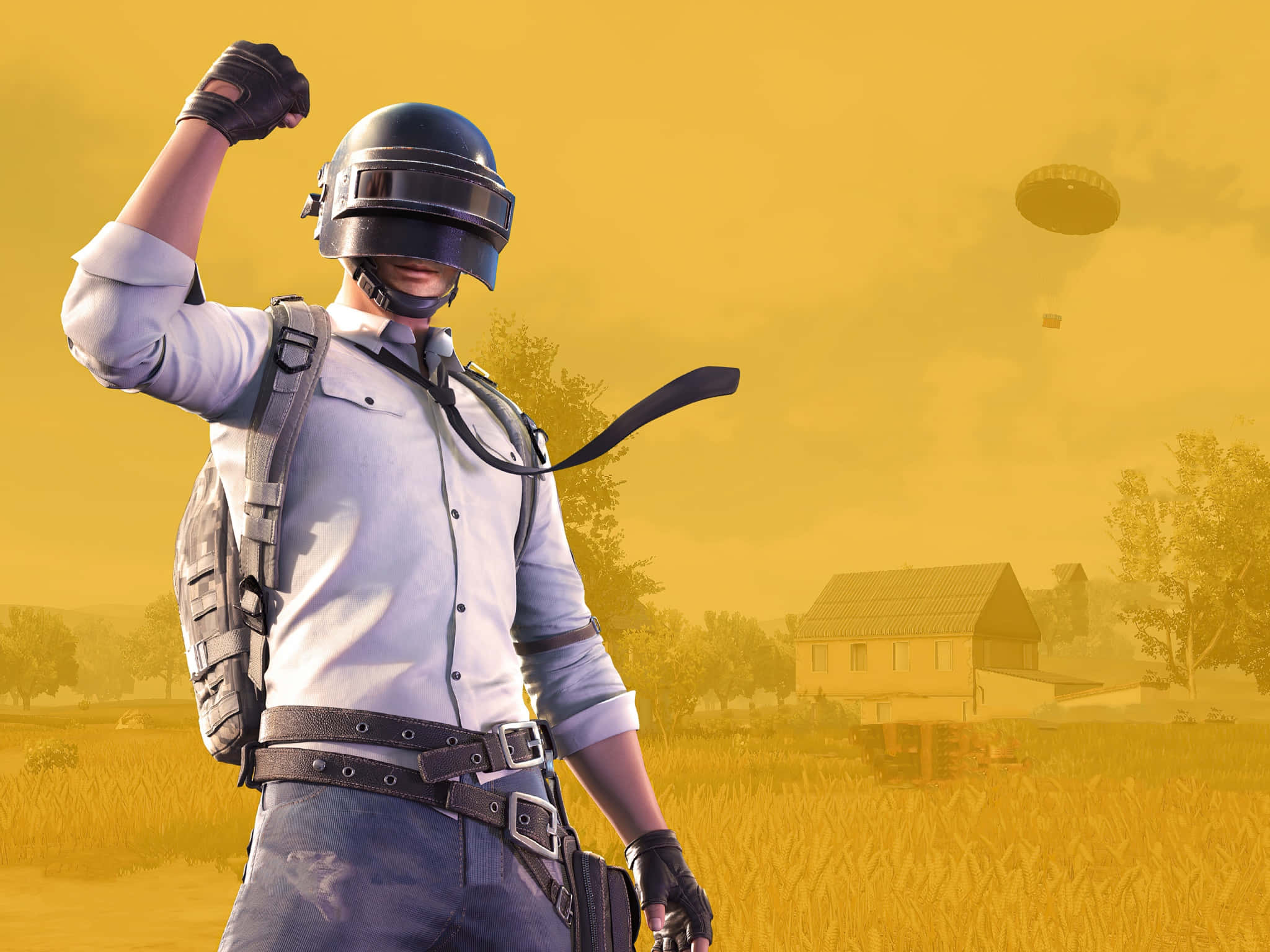 Pubg, Next-Level Character, helmet, Full HD Desktop Wallpaper
