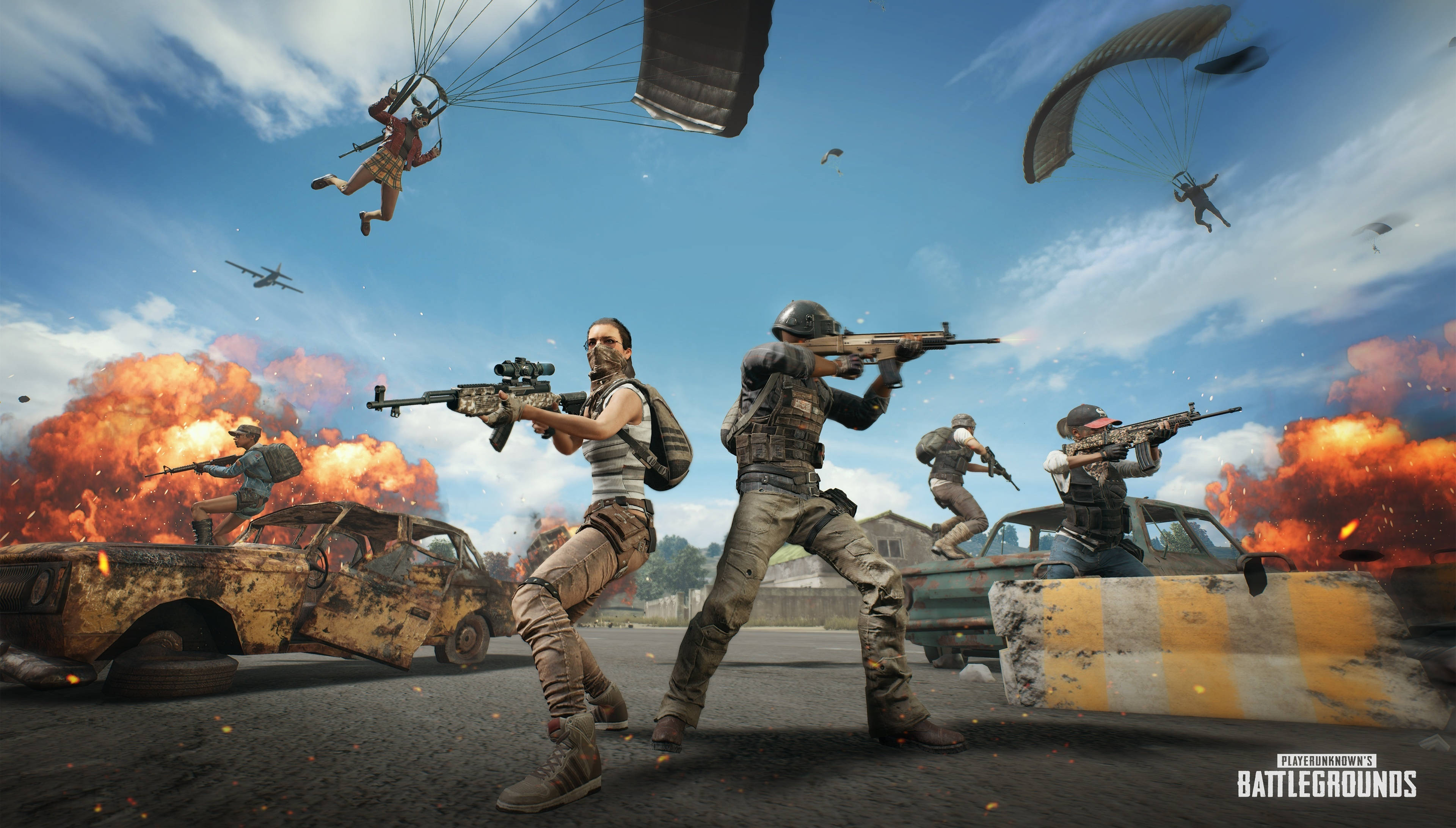 PUBG, combat, 4K, 4K Desktop Wallpaper
