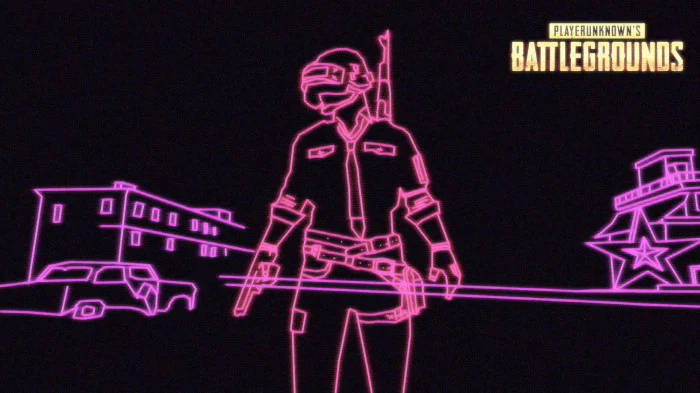 neon pink, soldier, rifle, SD Desktop Wallpaper