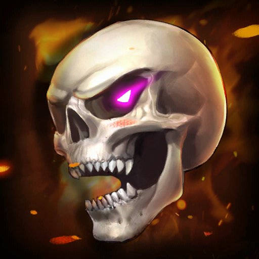 PUBG Avatar 4K, skull, glowing purple eyes, SD Desktop Wallpaper