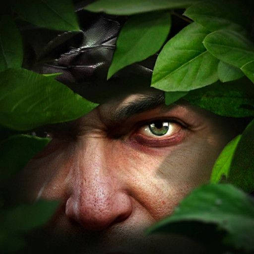 PUBG Avatar 4K, green eye, dense green foliage, SD Desktop Wallpaper