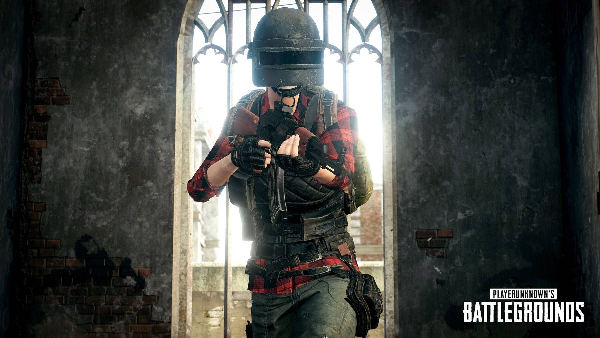 PUBG HD, helmet, character, Full HD Desktop Wallpaper