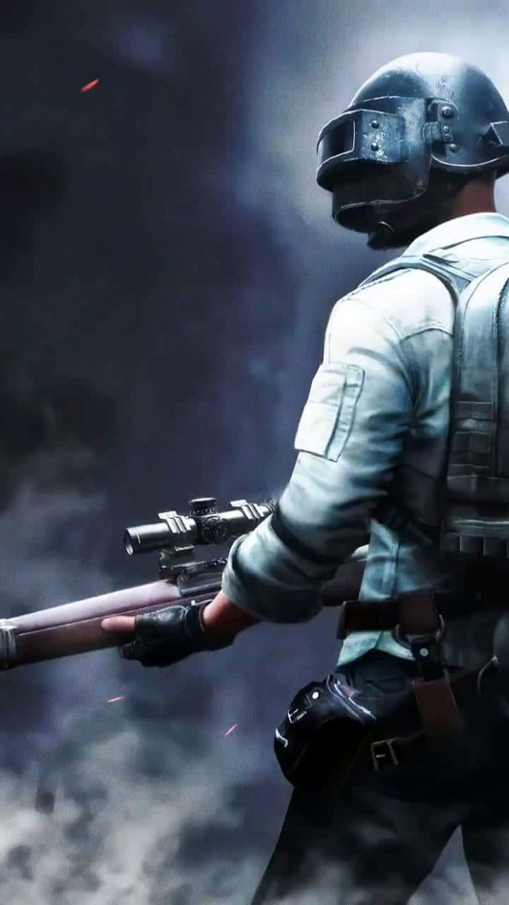 PUBG, iPhone, Smoky Grey, HD Phone Wallpaper