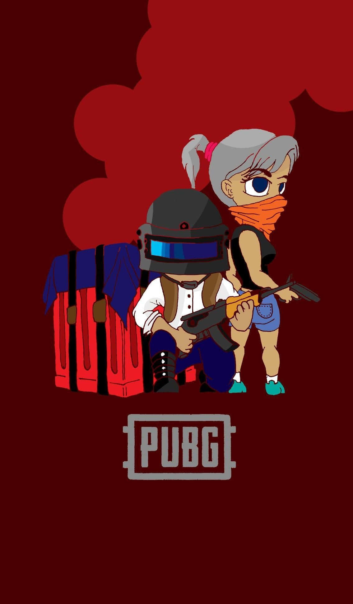 PUBG, iPhone, Duo Fanart, Full HD Phone Wallpaper