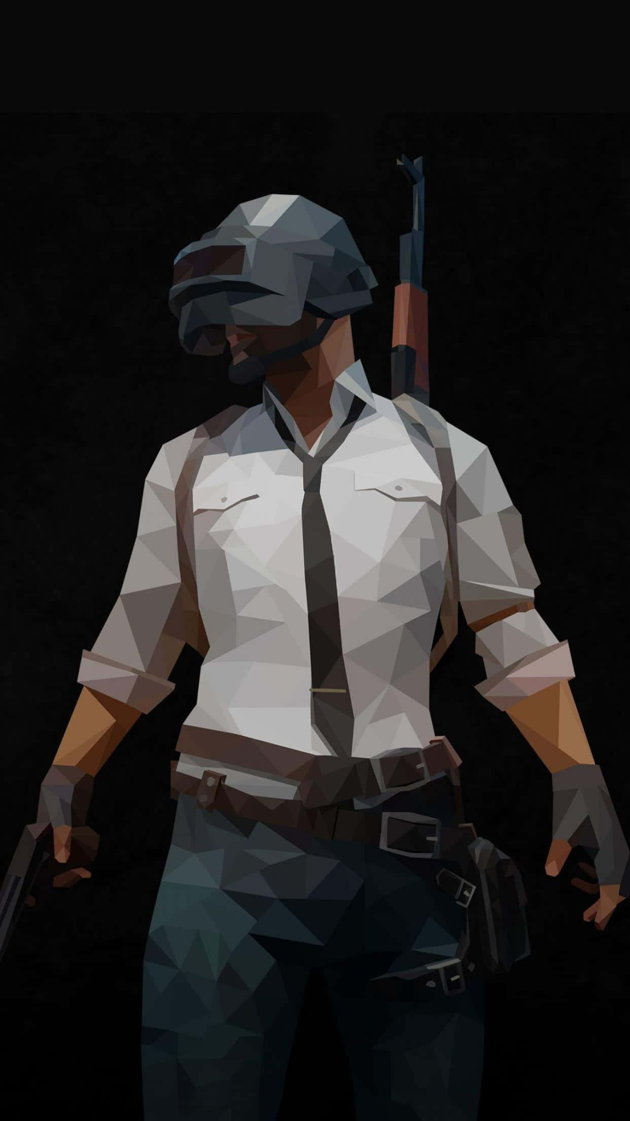 PUBG, iPhone, male character, Full HD Phone Wallpaper