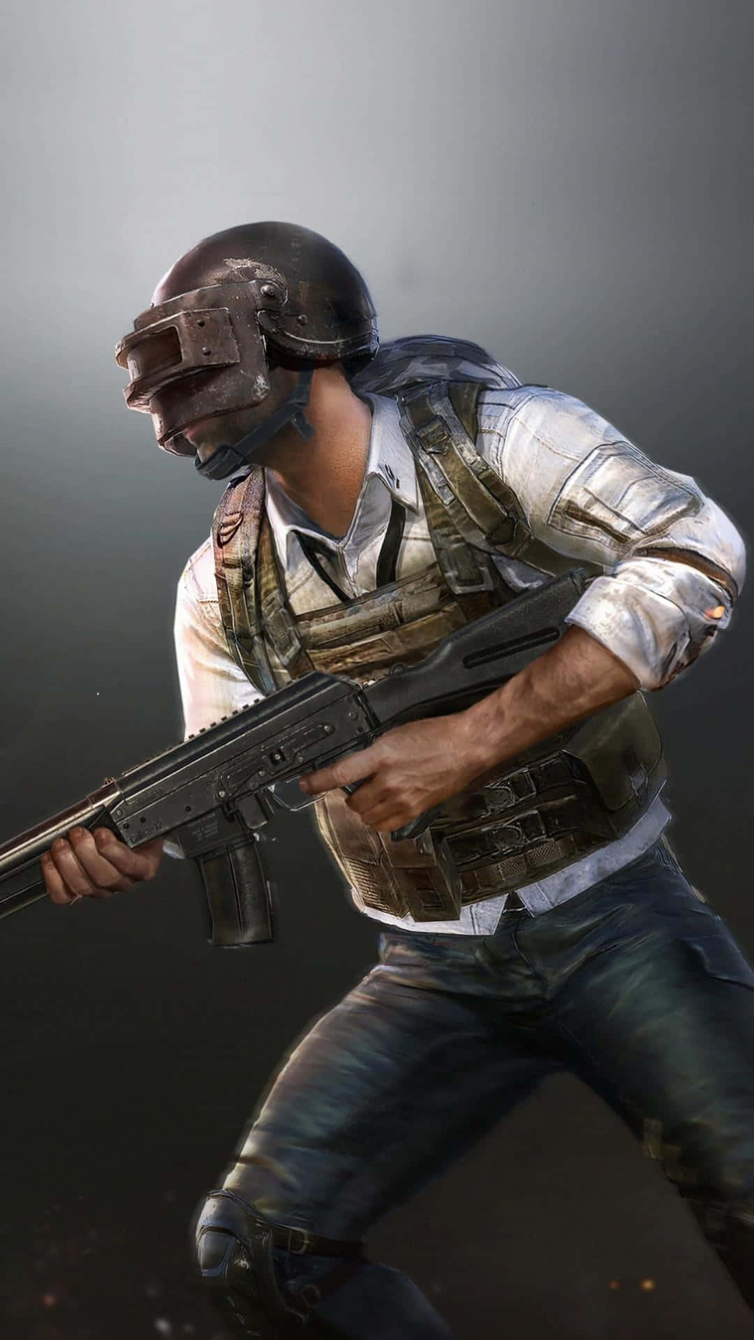 PUBG, iPhone, male character, Full HD Phone Wallpaper