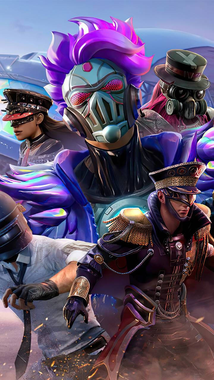 Pubg Joker, anime-style, futuristic gear, HD Phone Wallpaper