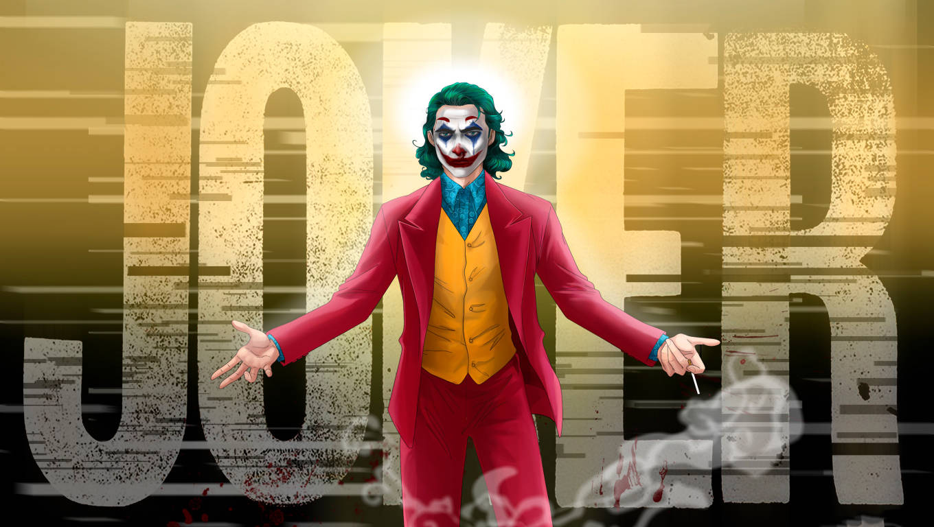 PUBG Joker, Joker, red suit, HD Desktop Wallpaper