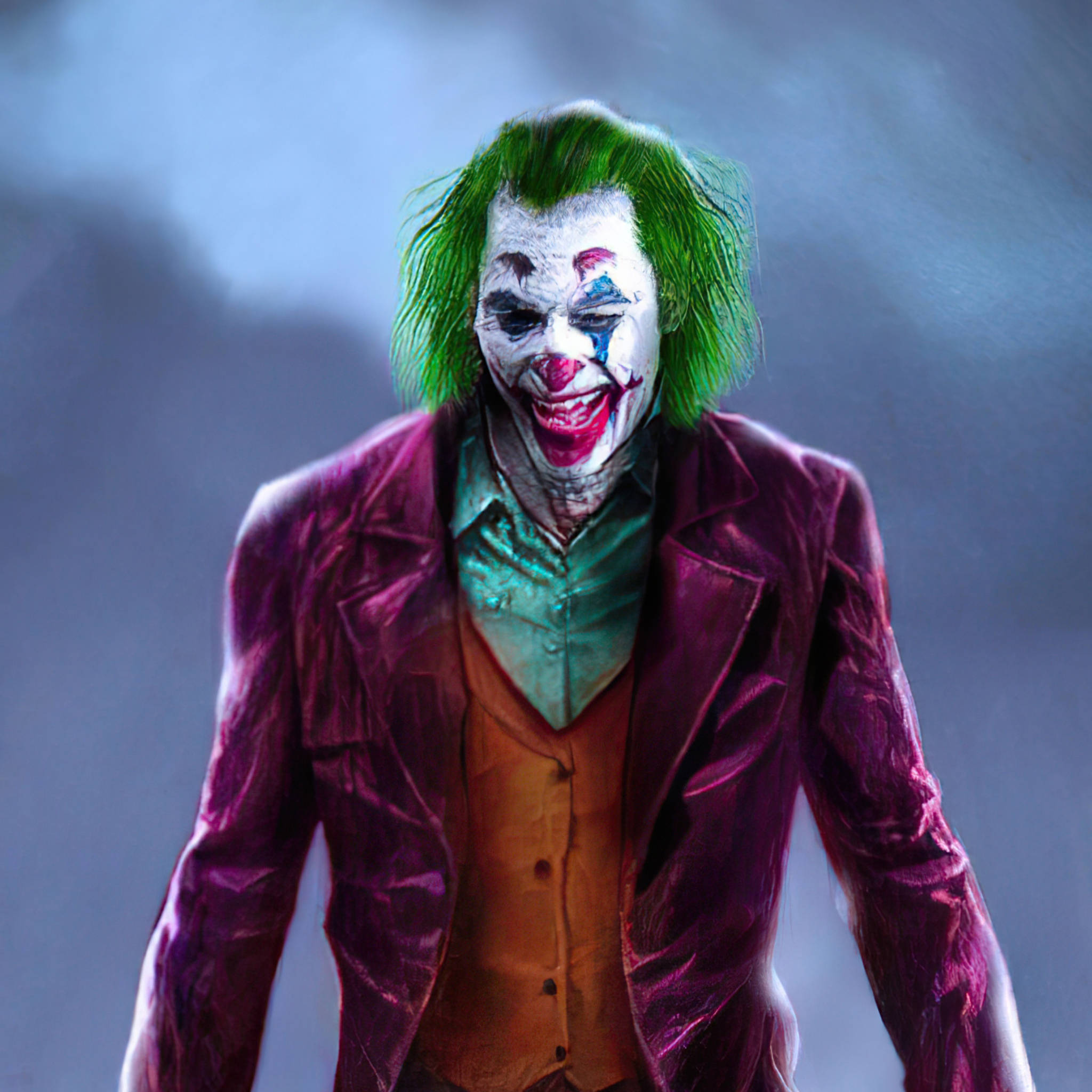 PUBG, Joker, green hair, Full HD Desktop Wallpaper