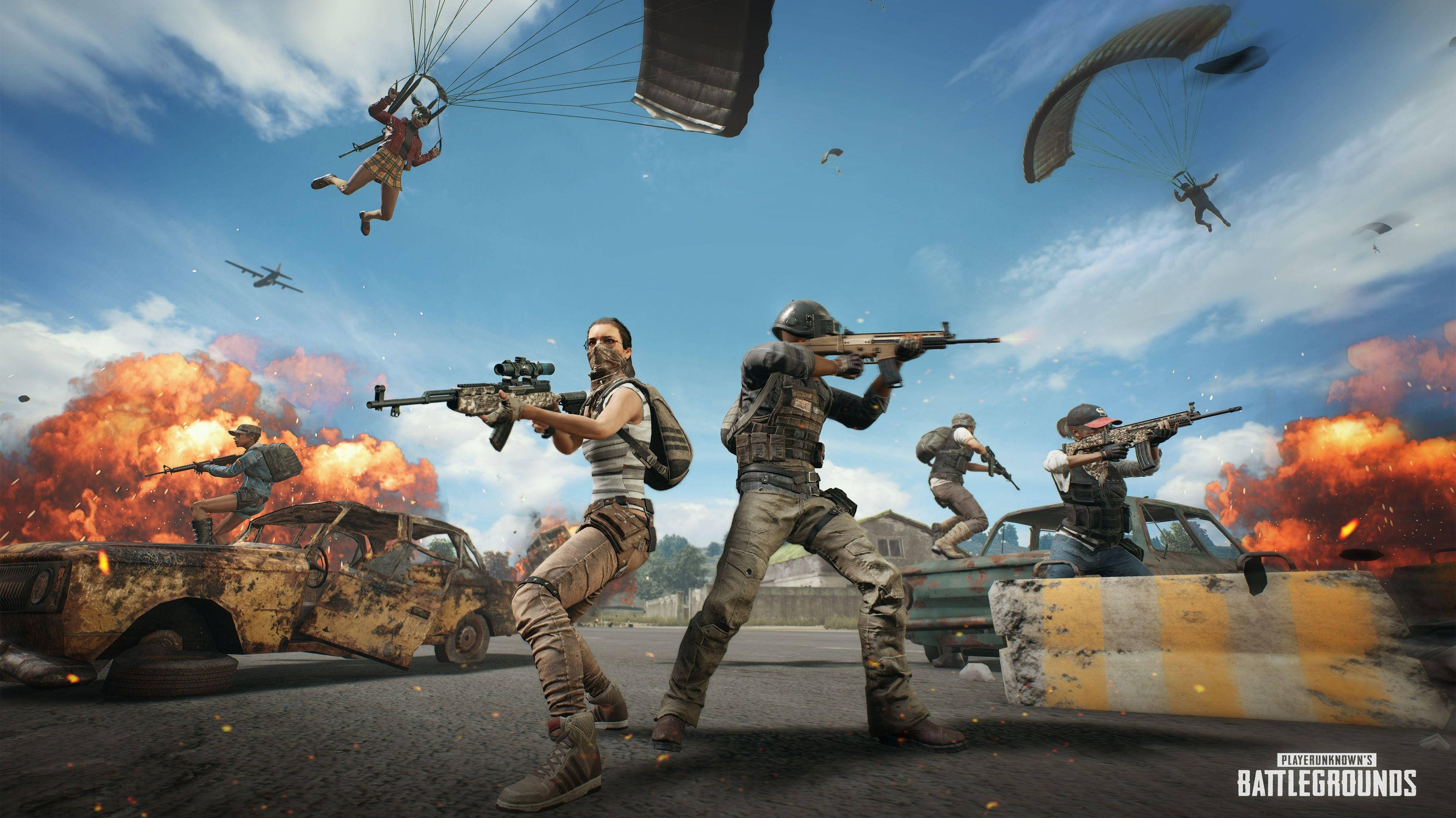 PUBG Lite, battle royale, soldiers in combat gear, 4K Desktop Wallpaper