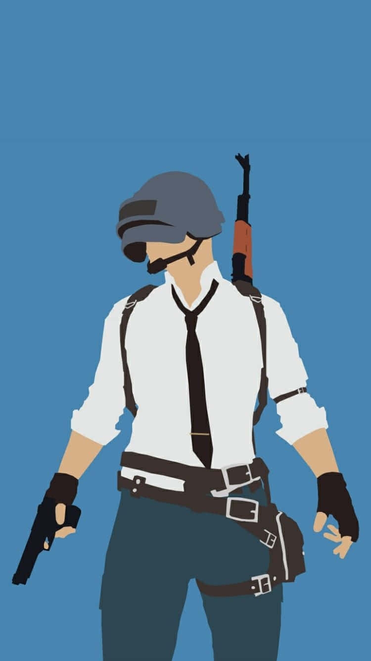 PUBG, male character, white shirt, HD Phone Wallpaper