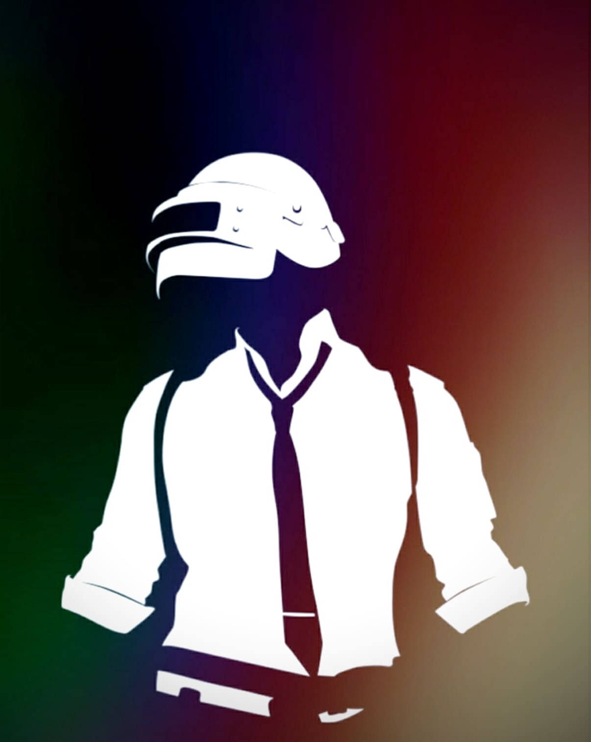 PUBG Lite, silhouette, helmet, HD Phone Wallpaper