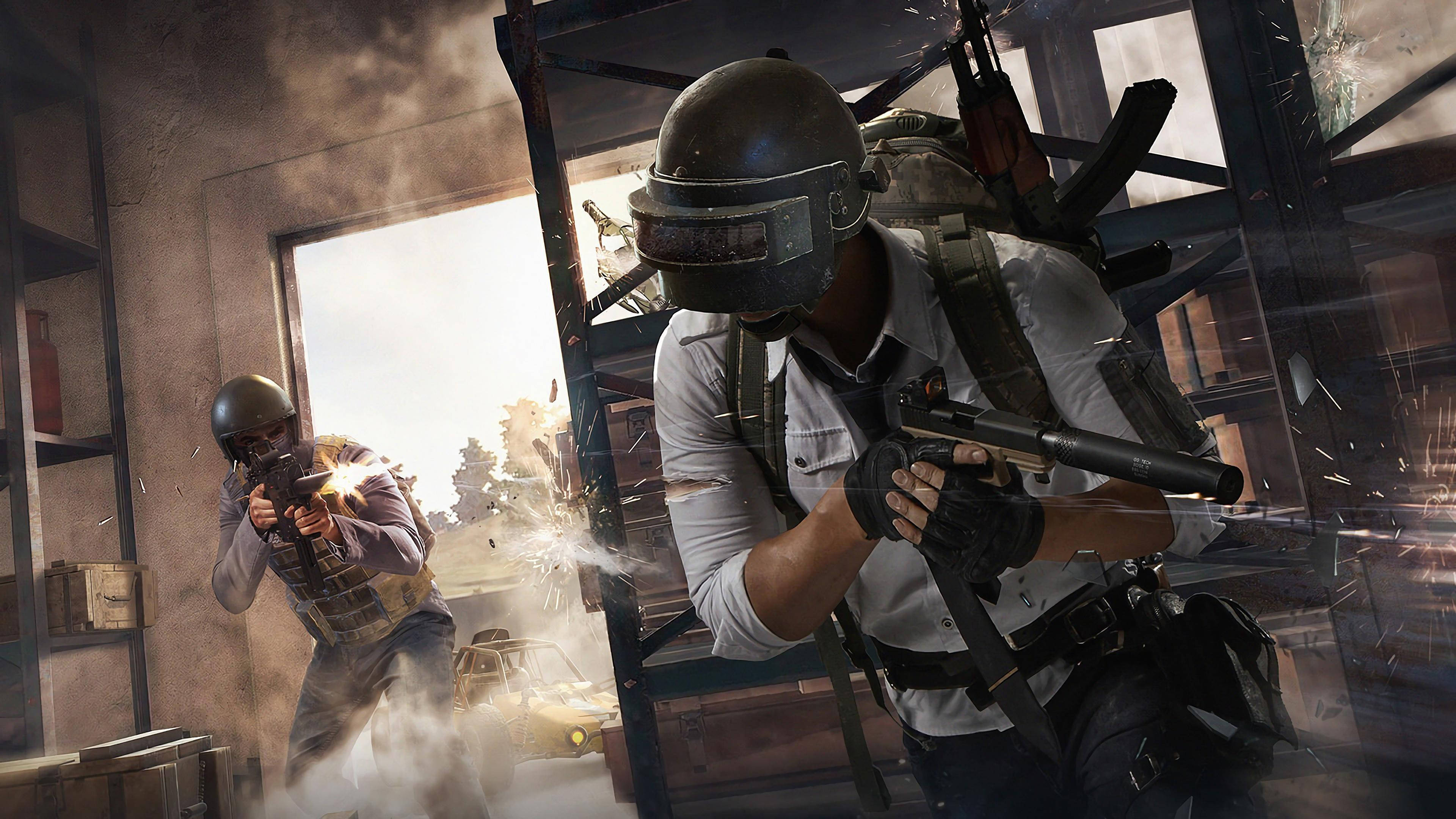 Fighting Game Scene, PUBG Lite, soldiers, 4K Desktop Wallpaper